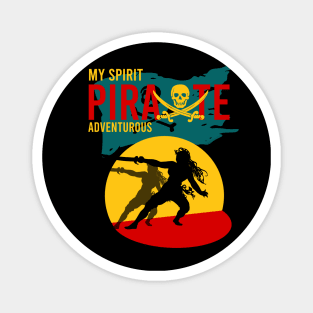 My spirit pirate adventurous Magnet